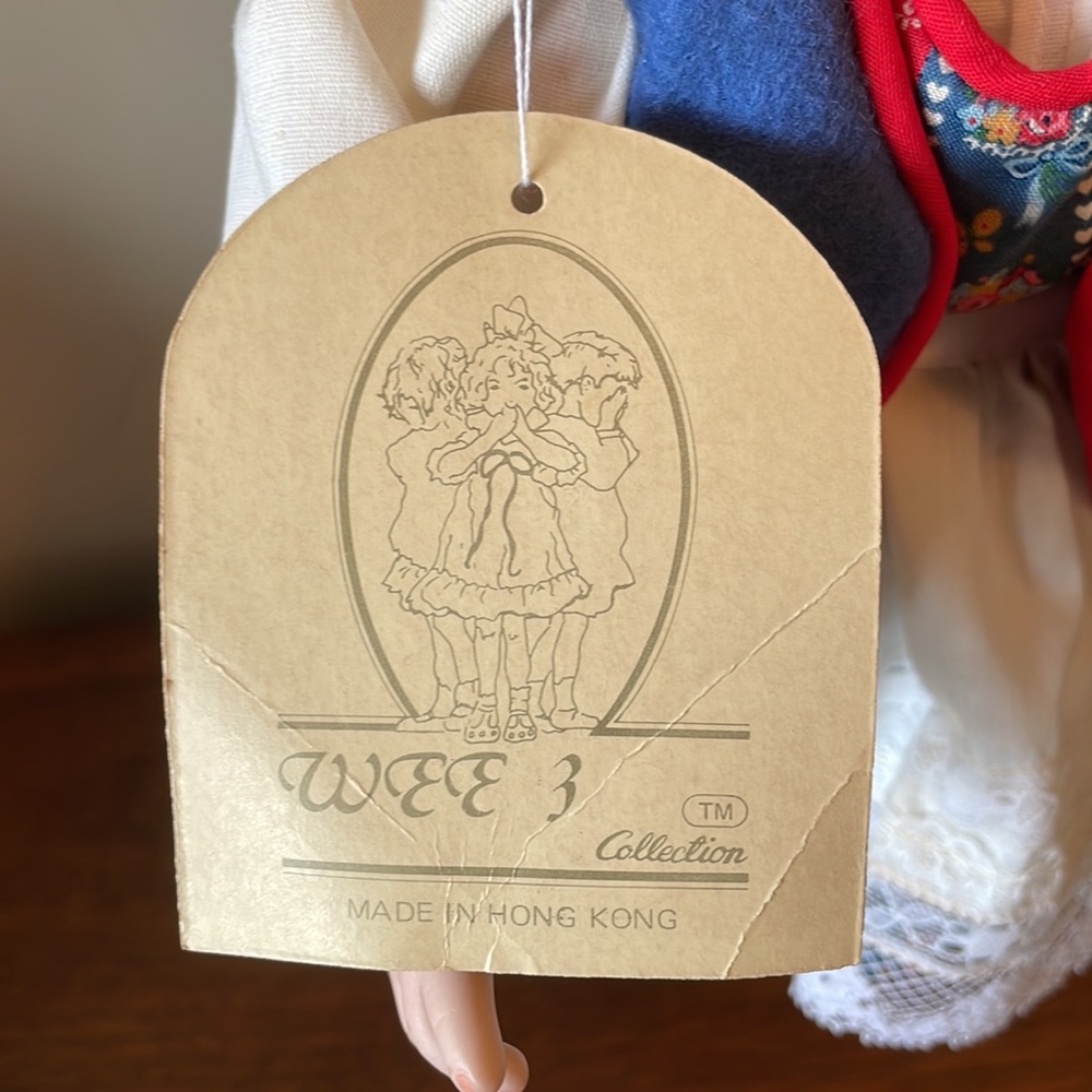 Porcelain Doll with Ramshorn Wig - Picture 3 of 7